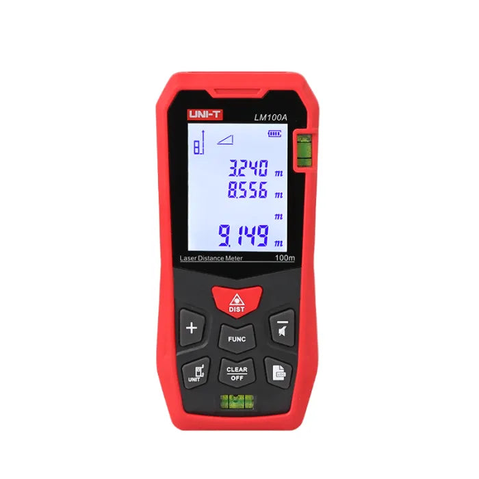 Distanziometro laser portatile Uni-Trend ad alta precisione a infrarossi, 100 m, LM100A