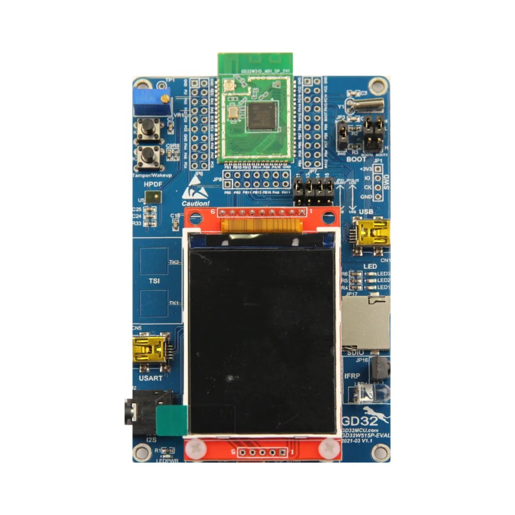 Scheda di valutazione GigaDevice GD32W515P-EVAL - Wi-Fi 4 ARM Cortex-M33