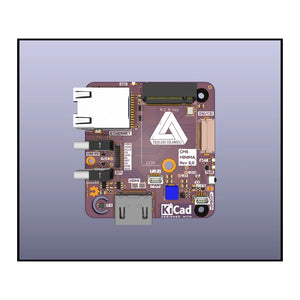 Seeed Studio CM5 MINIMA compact carrier board rendered front image