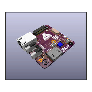 Seeed Studio CM5 MINIMA compact carrier board rendered side image