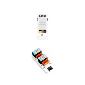 M5Stack Unit 2Relay white background multi-view combo image