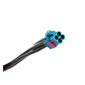 4-in-1 Mini-FAKRA female connector close view