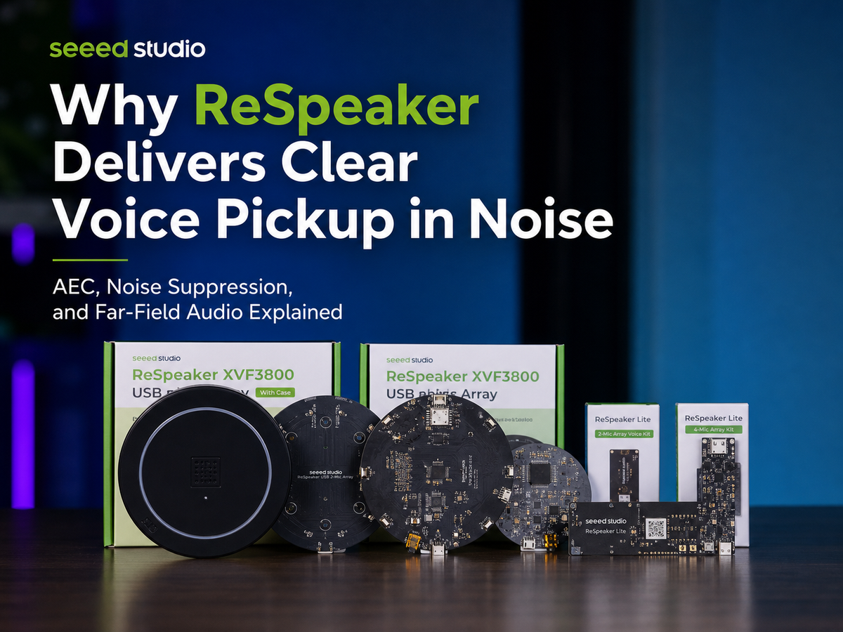 Why ReSpeaker Delivers Clear Voice Pickup in Noise: A Technical Guide to Microphone Arrays, AEC, Noise Suppression, and Far-Field Audio
