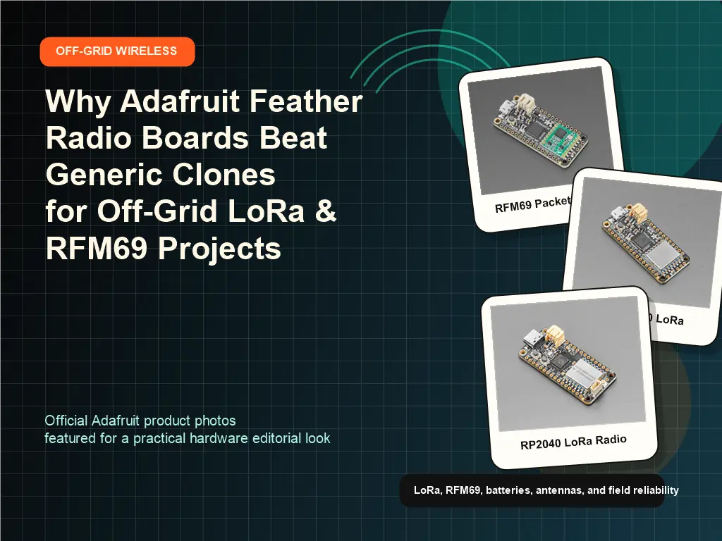 Why Adafruit Feather Radio Boards Beat Generic Clones for Off‑Grid LoRa & RFM69 Projects