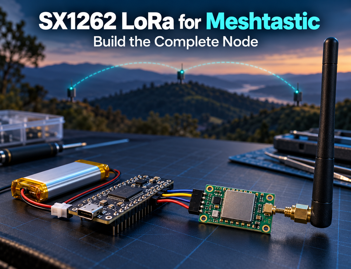 SX1262 LoRa Module Guide: Meshtastic, Sensor Networks and Long-Range IoT