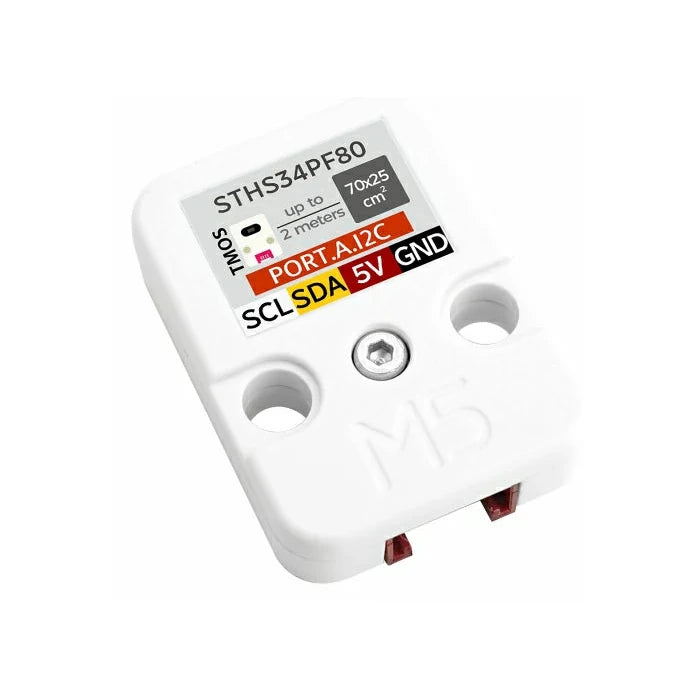 M5Stack TMOS PIR Unit STHS34PF80 rear angled view
