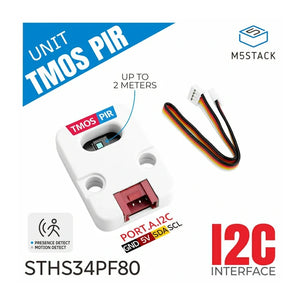 M5Stack TMOS PIR Unit STHS34PF80 feature overview