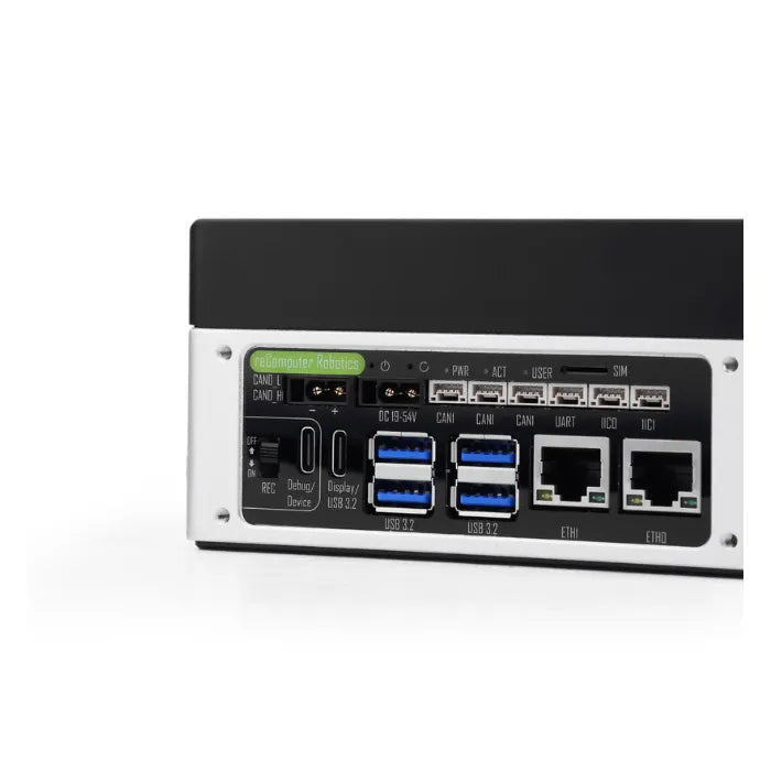 reComputer Robotics J4011 front I/O connections