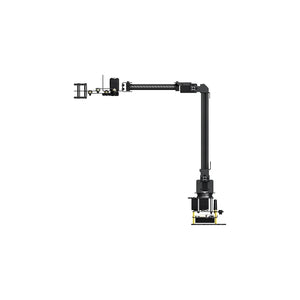 Waveshare RoArm-M2-GA robotic arm side workspace view