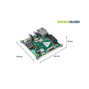 Seeed Studio CM5 MINIMA compact carrier board dimensions image