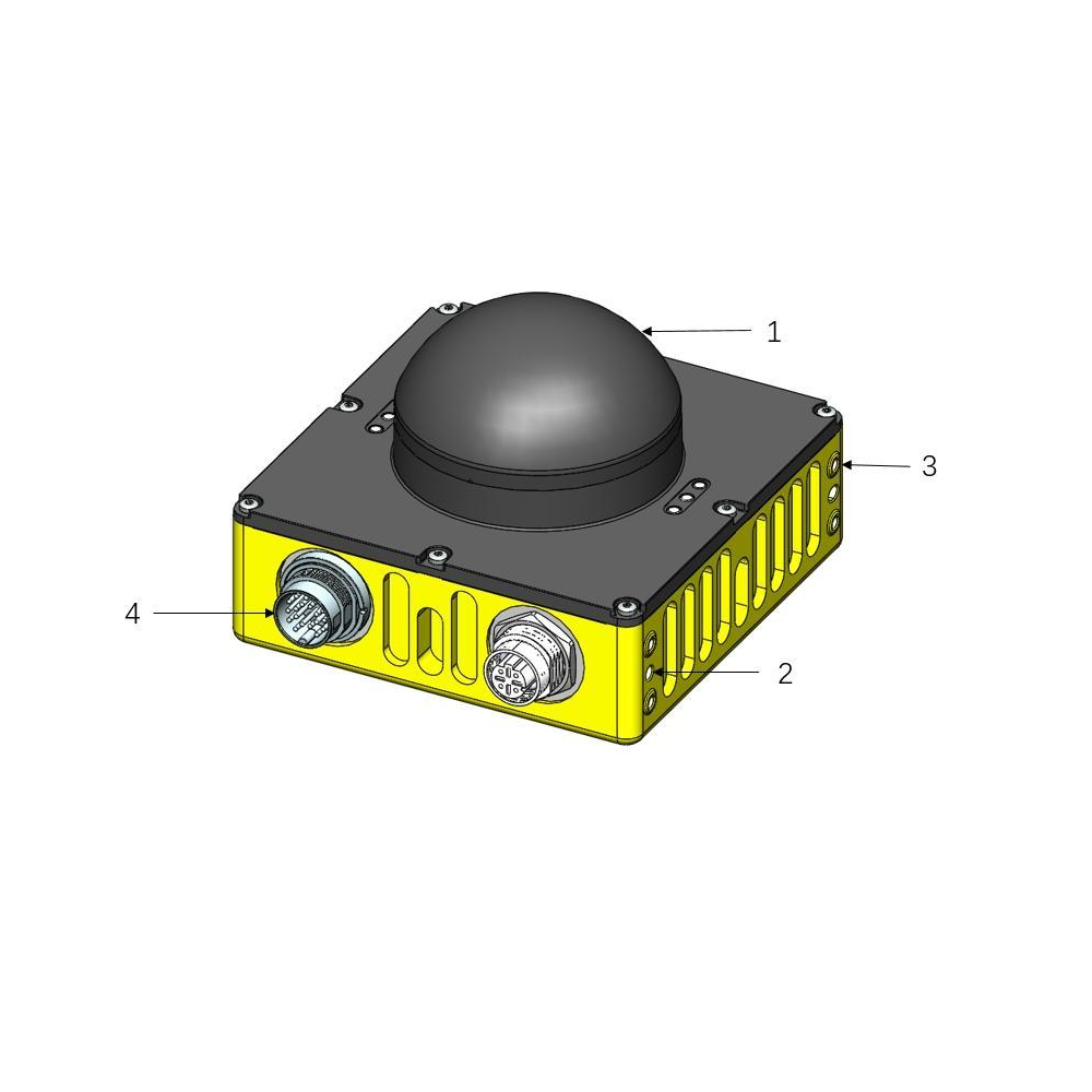 RoboSense Safety Airy 3D safety LiDAR sensor structure illustration