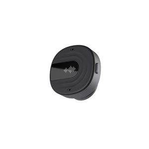 Seeed Studio reSpeaker Clip wearable AI recorder front view on white background